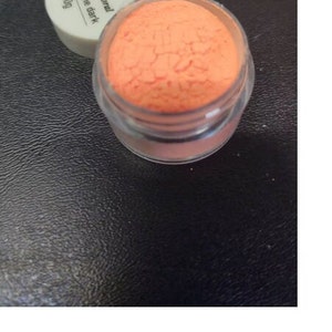 Living Coral Glow in the Dark Mica Powder 10 grams in a jar