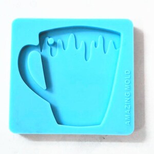 Drippy cup silicone key chain mold