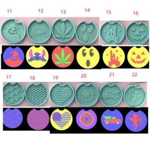 Car coaster silicone mold