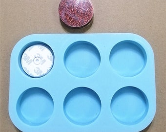 Resin and More Tart and Resin Coaster Pie Oggibox 3-Cavity Silicone Disc Mold for Cake Soap Custard 