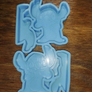 Alien silicone straw topper mold key chain mold