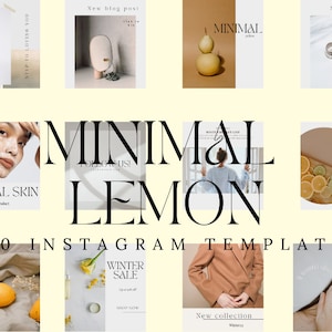 40 Instagram templates yellow instagram post blog -Instagram templates -canva social media template - canva template- instagram canva posts