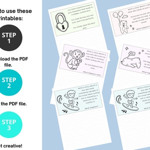 Printable Story Starters for Kids Funny and Creative Writing - Etsy