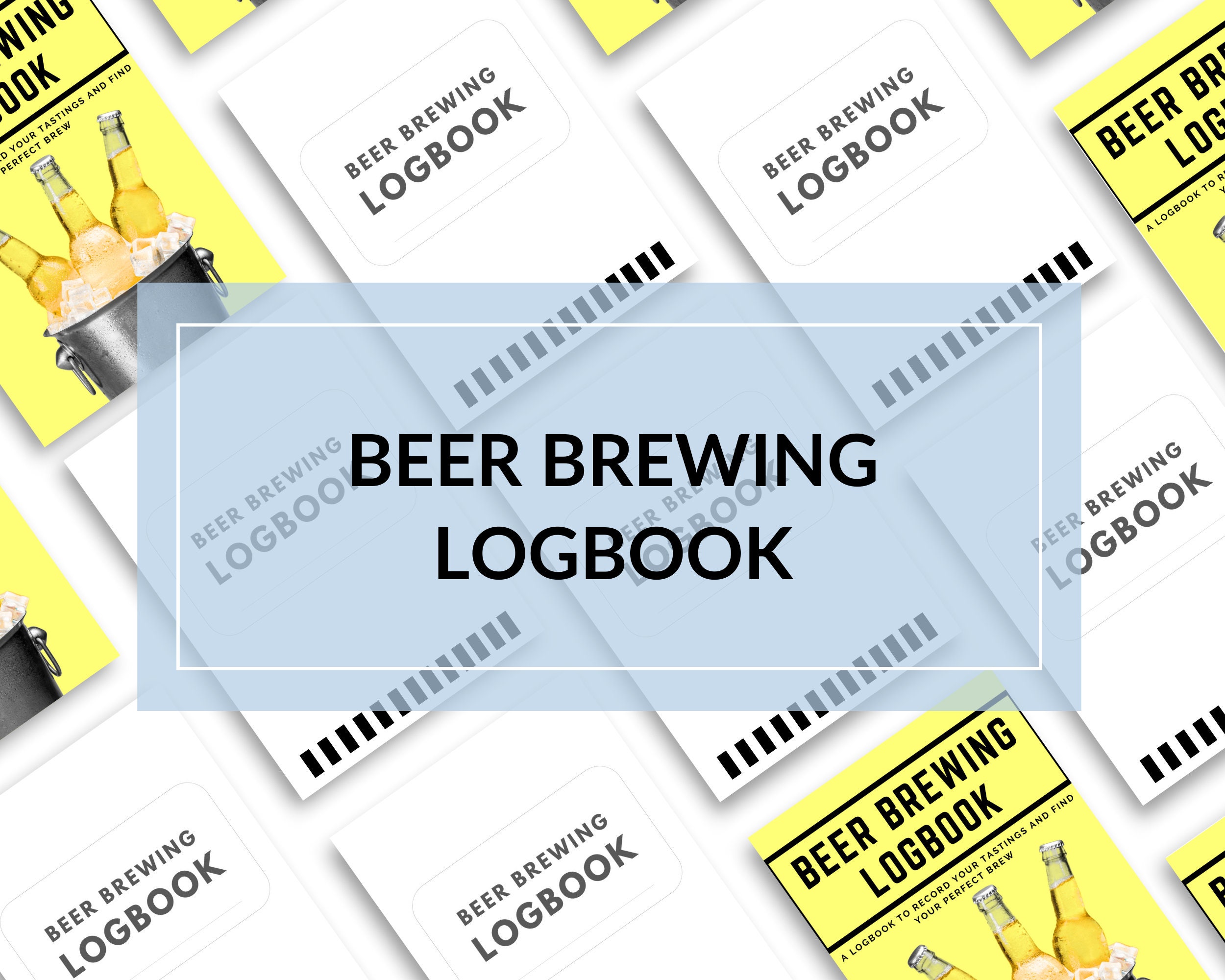 Beer Brewing Logbook Homebrew Journal With Tasting Notes Etsy