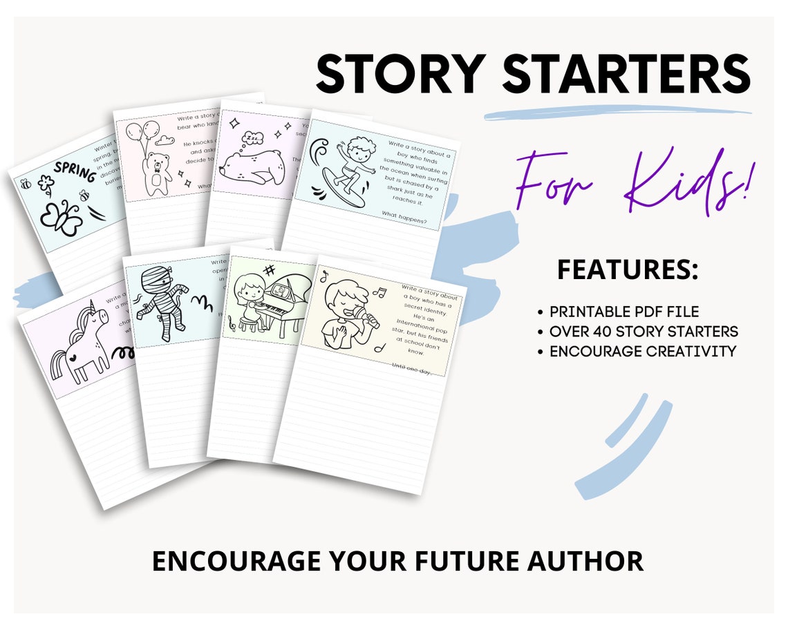 Printable Story Starters For Kids Funny And Creative Writing Prompts short-story