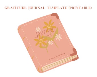 GRATITUDE JOURNAL Template (Printable)
