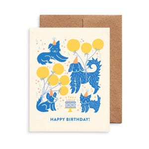 Party Pups Birthday Card