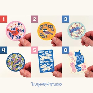 Making Small Decals Build Your Own Sticker Bundle | Original Art Vinyl Decals - Etsy 日本