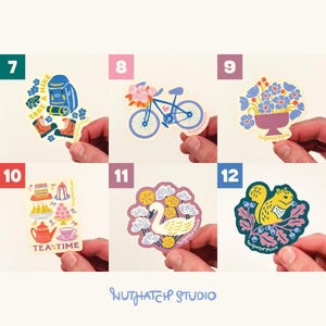 Making Small Decals Build Your Own Sticker Bundle | Original Art Vinyl Decals - Etsy 日本