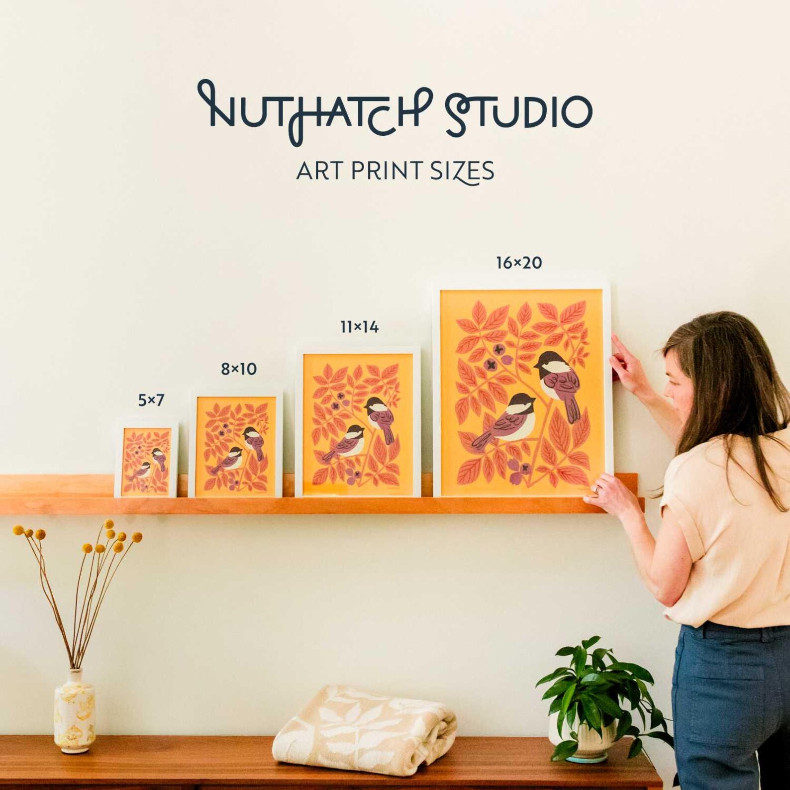 Pups & Buttercups Giclée Art Print: Whimsical Dog and Floral Wall Decor ...