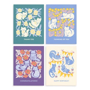 Cats All-Occasion Card Set