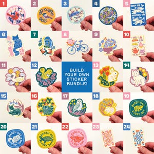 Making Small Decals Build Your Own Sticker Bundle | Original Art Vinyl Decals - Etsy 日本