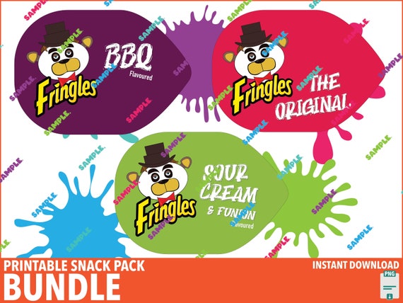 Five Nights at Freddy's (FNAF) Pringles Can Labels - FNAF Party Supplies