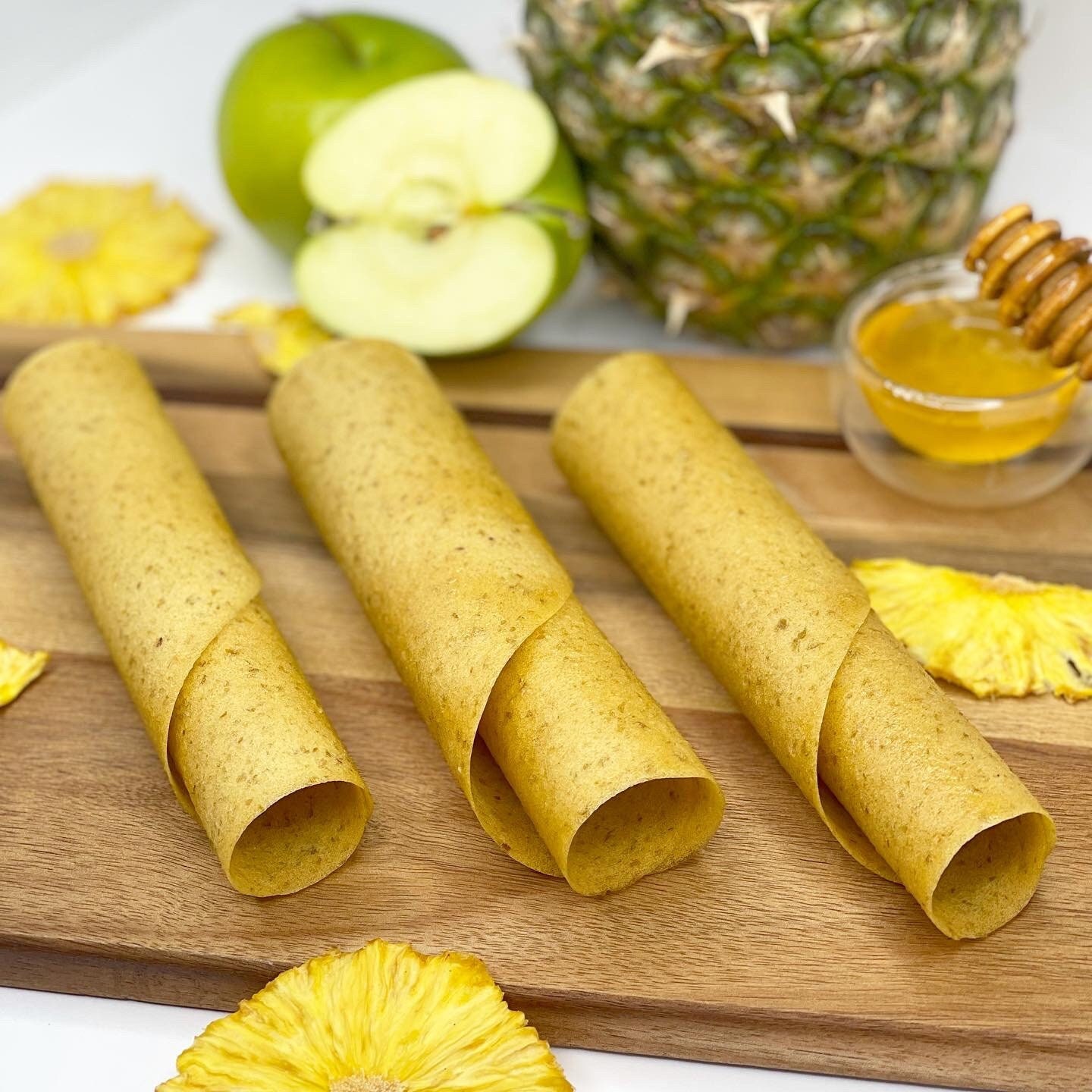 Pineapple Apple Fruit Leather Organic No Sugar 100 Vegan Etsy