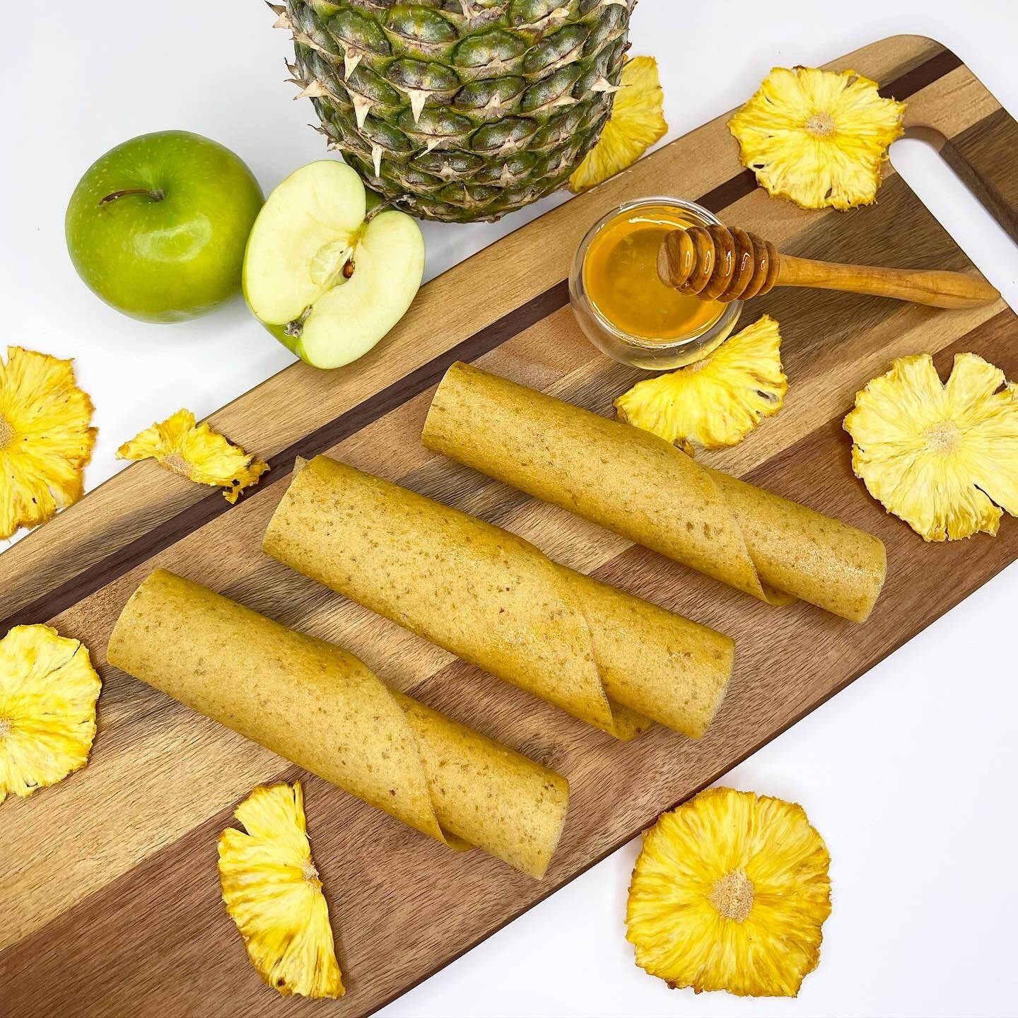 Pineapple Apple Fruit Leather Organic No Sugar 100 Vegan Etsy