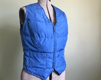Eddie Bauer Quilted Goose Down Vest - Etsy