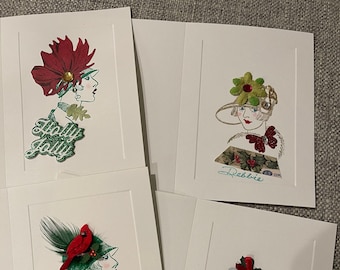 Ladies Who Lunch Handmade Holiday Cards