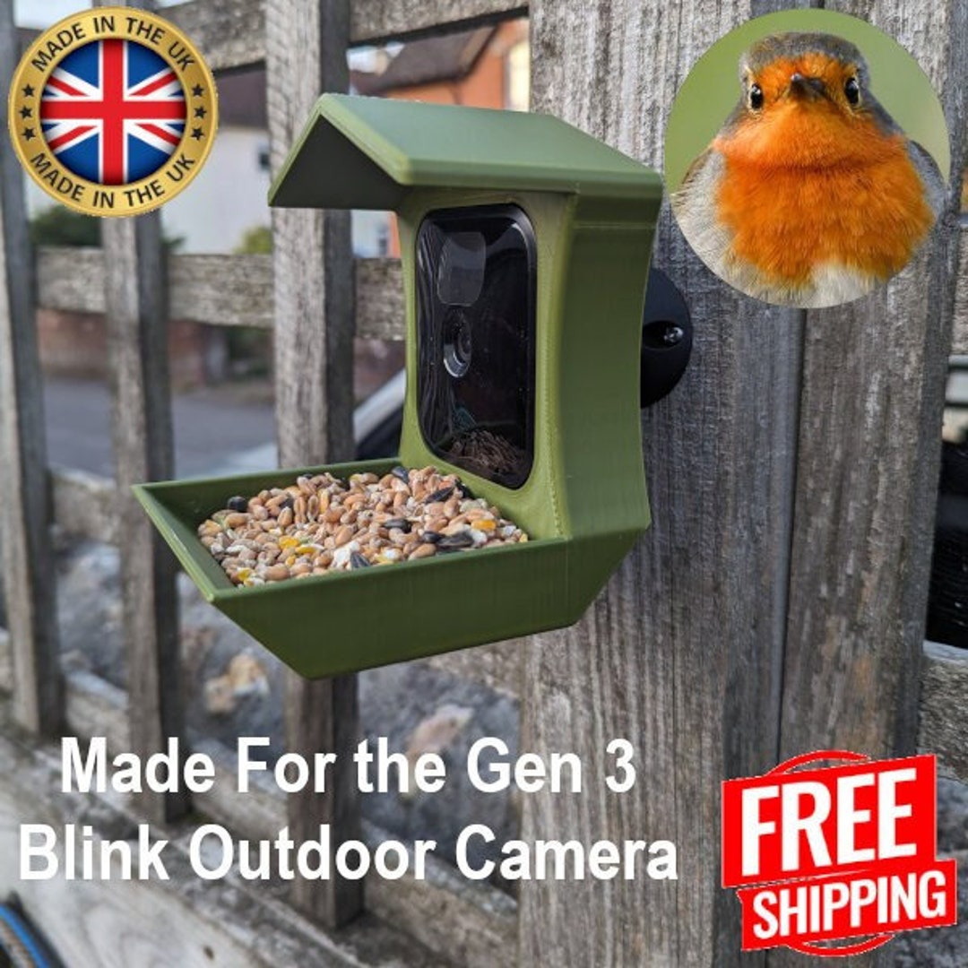 Blink Camera Mounted Small Bird Feeder - Etsy UK