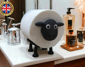 Funny Sheep Toilet Paper Holder, Quirky Bathroom Decor, Unique Loo Roll Storage