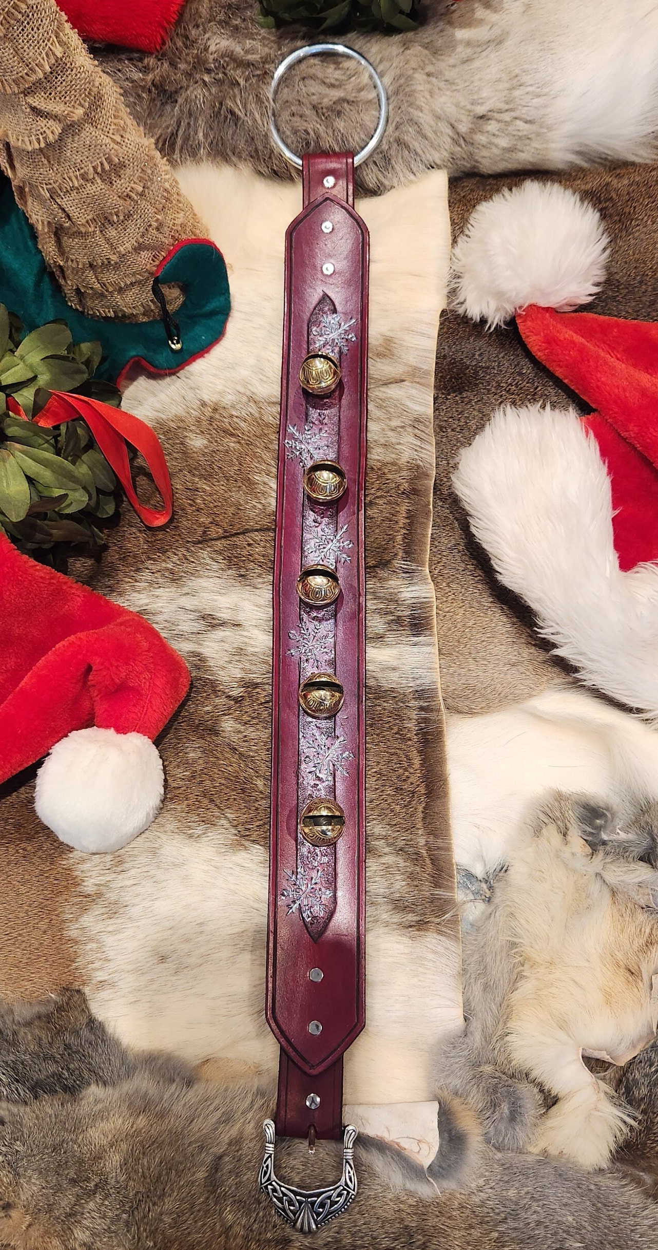 Sleigh Bell Decoration/sleigh Bell Door Hanger/antique Sleigh Bells