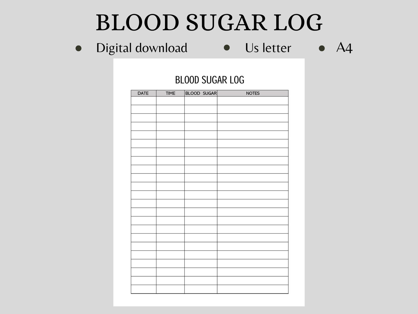 Blood Sugar Log Printable Blood Sugar Tracker Blood Glucose Tracker blood-sugar-log-printable-blood-sugar-tracker-blood-glucose-tracker