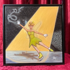 Original Tinker Skater framed painting