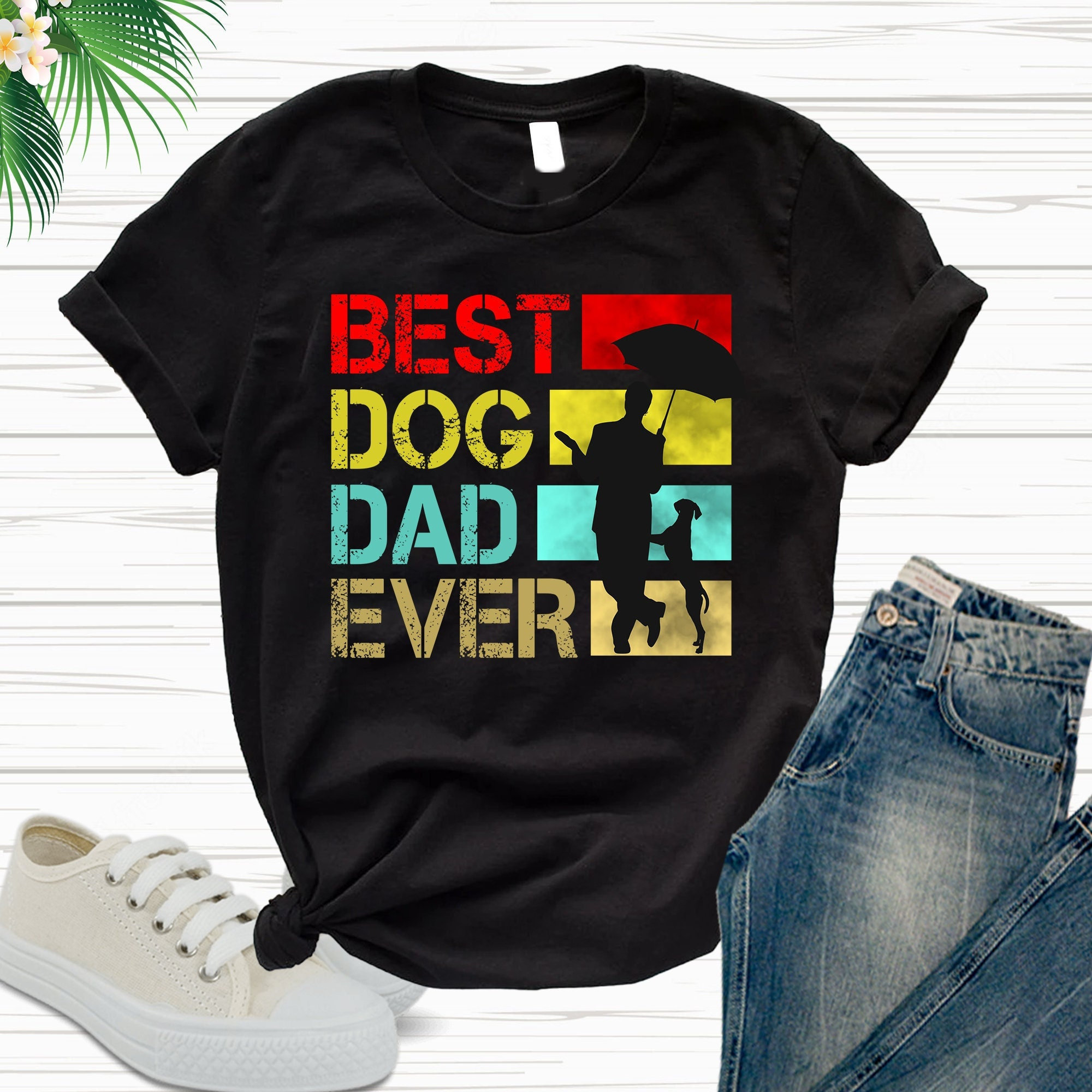Dog Dad T Shirts Etsy UK