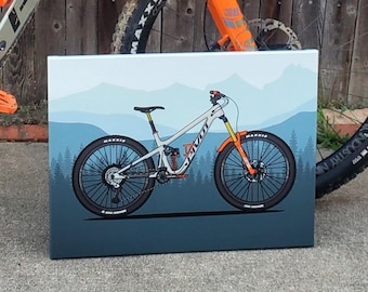 Personalized Bicycle Illustration | Cycling Art | Custom Gifts for Cyclists