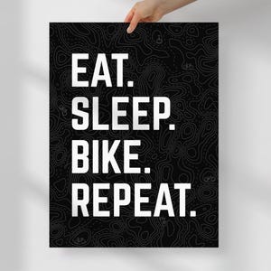 Cycling Wall Art PRINTABLE, Graphic Print for Riders, Bicycle Poster, Cycling Decor, Gift for Cyclist, Digital High-Quality PNG Download