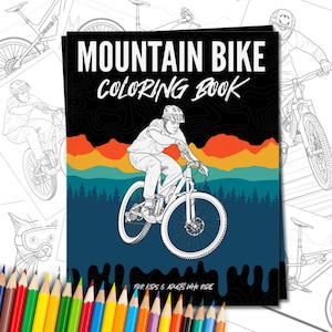 Mountain Bike Coloring Book by Stand Out Bikes | V2.1 | Printable | 32 Pages|
