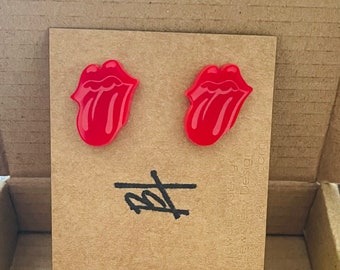 Puces d'oreilles silhouette logo Rolling Stones