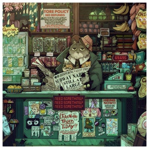 Bodega Wizard 10x10 Print on Archival Matte (Signed!)