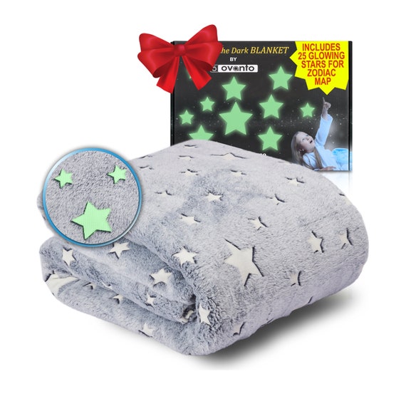 Glow in the Dark Blanket 50 X 60 Inches Rechargeable Kids Etsy