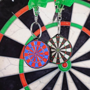 Dart-Schlüsselanhänger Dartscheibe E Dart / Steeldart