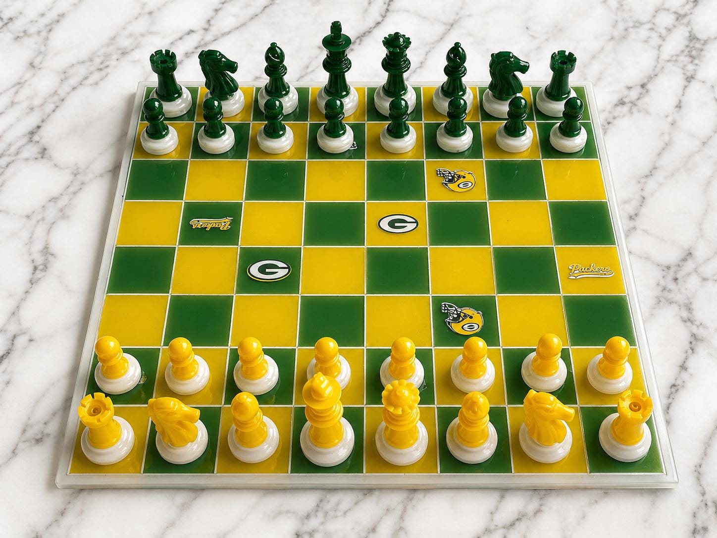 sale! Beer Chess パーティー Goods チェス Green Bay Packers Resin Chess & Checkers Set | Custom NFL Game