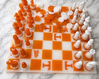 Custom Vols Resin Chess & Checkers Set | NFL NBA Custom Theme
