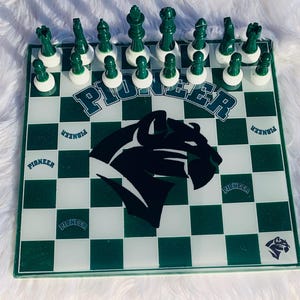 Chessboard, Chess set, Customizable Gifts, Chessboard, Custom Chessboard,  Personalized Gift, Football chessboard