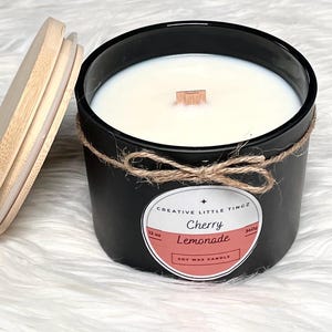 Cherry Lemonade Hand Poured Soy Wax Candles