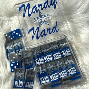 Conjunto de dominó de cowboys personalizado