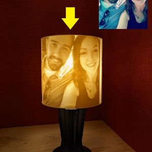 Custom Personalized 3D Printed Lithophane Lamp