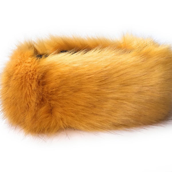 Hand crafted Multi fit Faux fur Head band