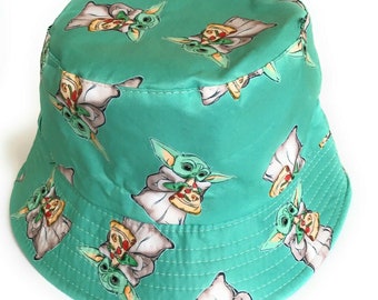 New Space cadet with pizza bucket hat