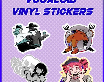 VOCALOID Vinyl Stickers - Bitter choco decoration overide roki lagtrain dramaturgy teto