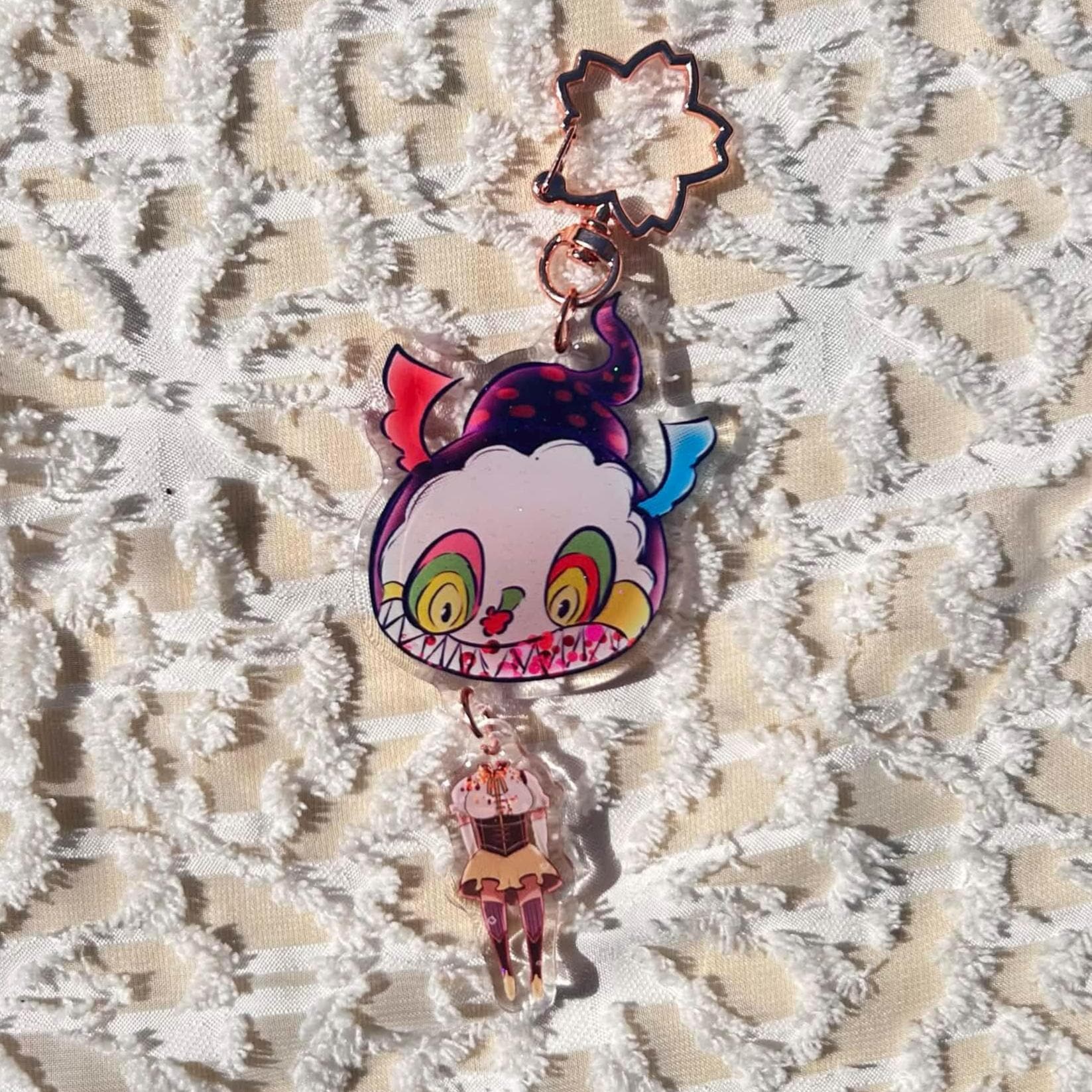 Mami Tomoe Acrylic Keychain - Madoka Magica Charlotte Magical Girl