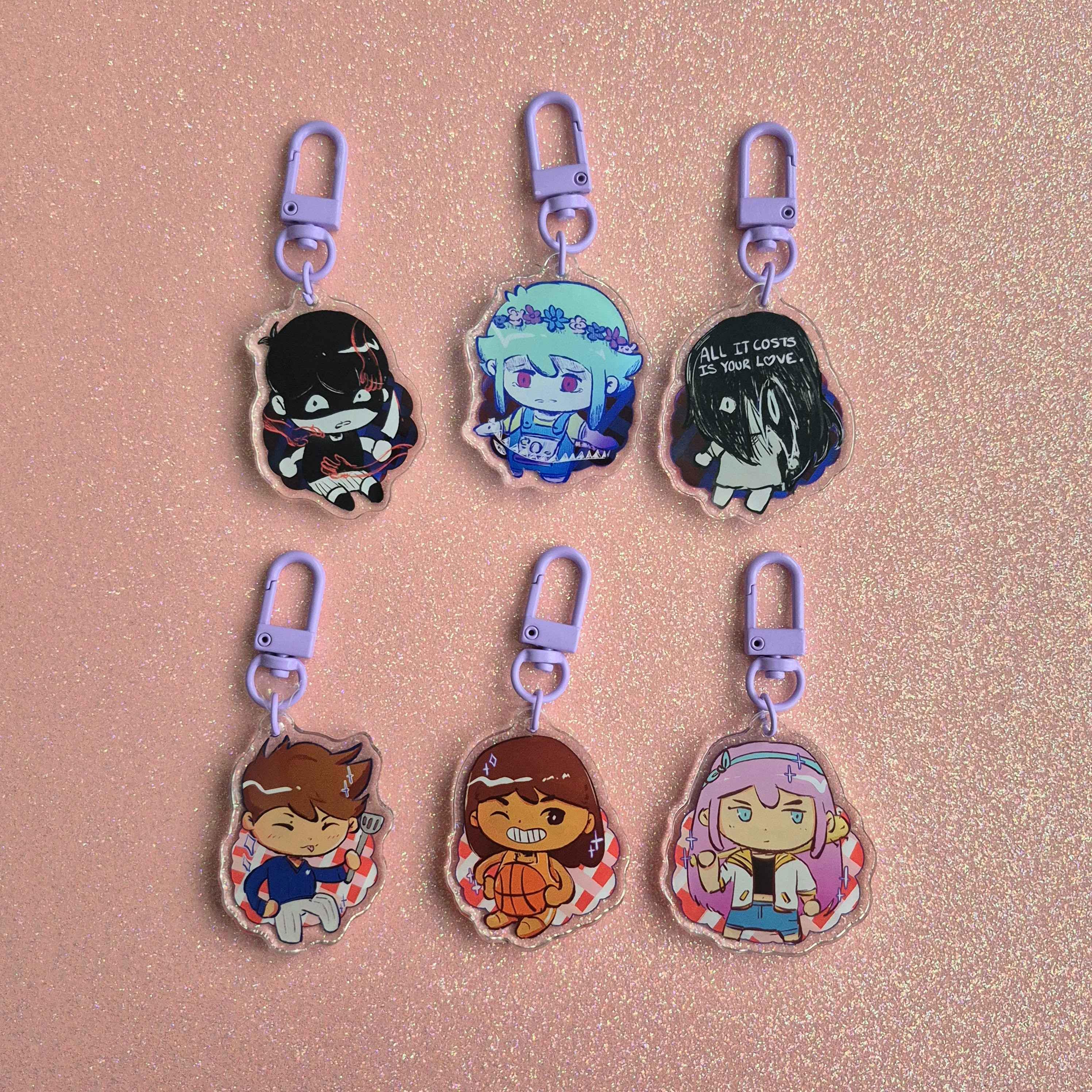 Omori Acrylic Keychain - Sunny Basil Mari Hero Kel Aubrey - Etsy