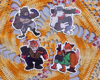 Furry Sticker Sets