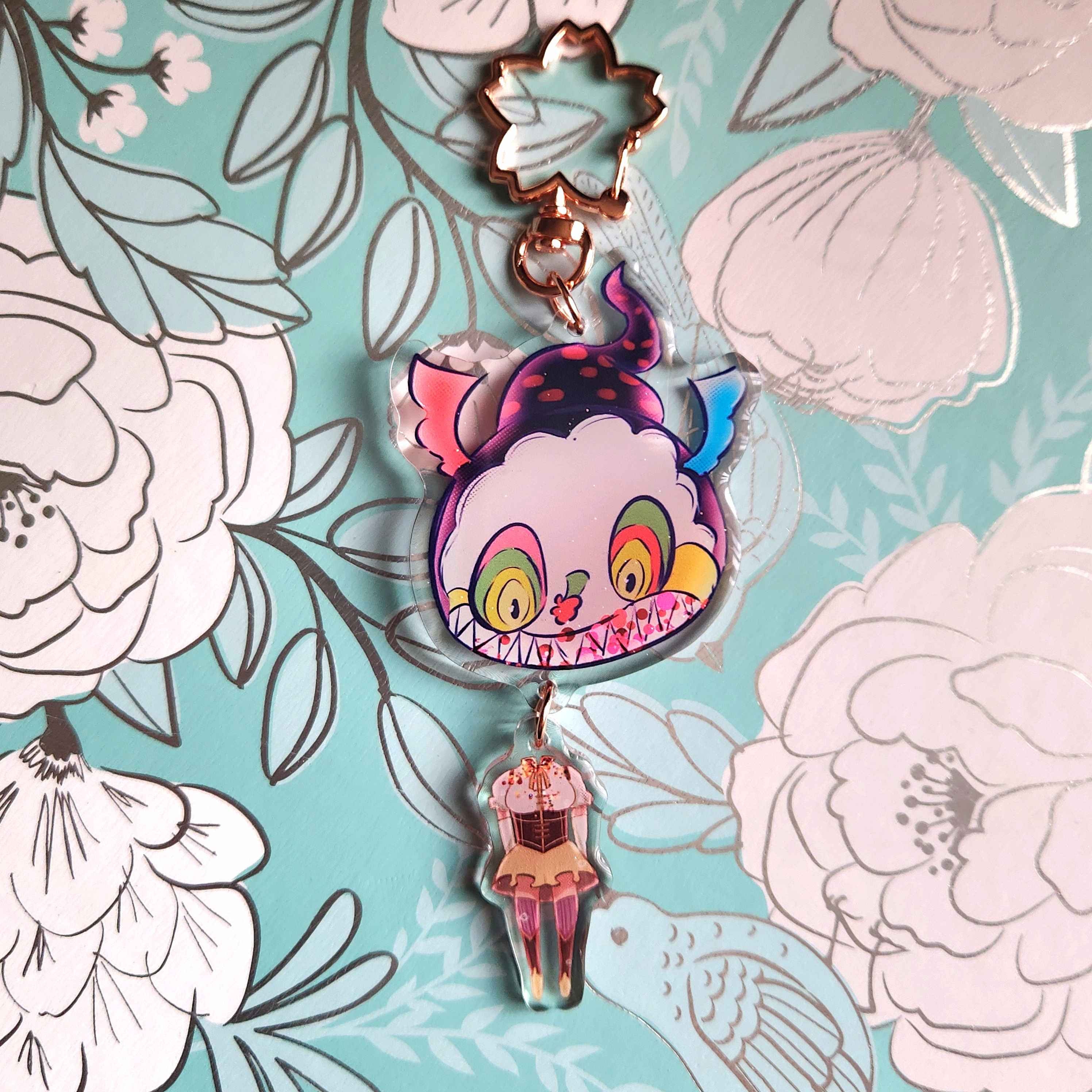 Mami Tomoe Acrylic Keychain - Madoka Magica Charlotte Magical Girl Mami Tomoe Acrylic Keychain - Madoka Magica Charlotte Magical Girl