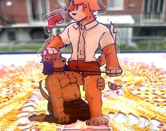 SMELL Noi & Joseph Standee - furry yaoi (fan merch)