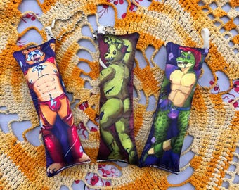 Freddy Springtrap Monty  Dakimakura keychain - five night at freddy's