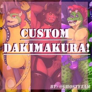 CUSTOM MADE Dakimakura Pillow Case Comission!